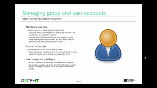PACE-IT: Security + 5.3 - Security Controls for Account Management