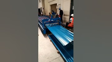 High speed roofing roll forming machine