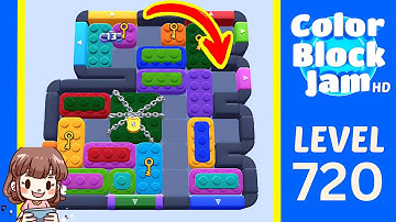 Color Block Jam Level 715 (720) Solution Walkthrough