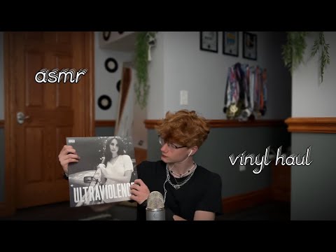 asmr || recent vinyl haul 💽