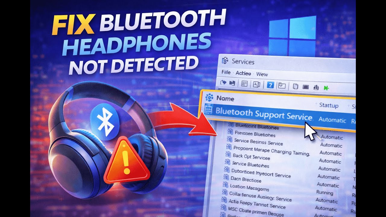 How To Fix the Problem When Bluetooth Headphones are Not Being Detected ...