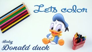 COLORING DONALD DUCK // DONALD DUCK CARTOONS //DONALD DUCK COLORING PAGES