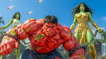 RED HULK vs SHE-HULK EPIC BATTLE! However, THOR