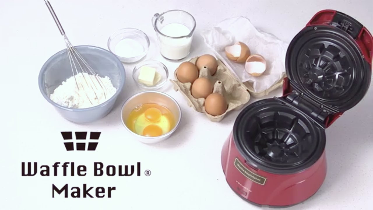 Revolutionary Waffle Bowl Maker from Japan - A Game-Changer for Breakfast  and Dessert Lovers!