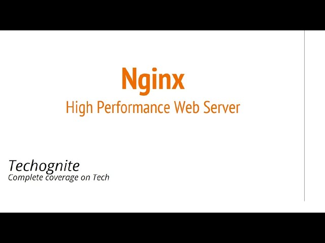 Nginx Web Server configuration with Examples