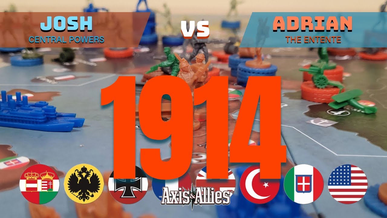 Axis & Allies 1914 Playthrough - YouTube