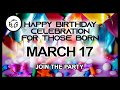 ❤️ Happy Birthday Celebration on March 17