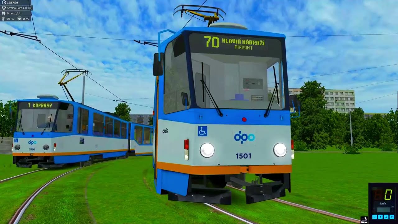 Simt MHD / linka 70 / Střelná hora - Hlavní nádraží a zpět / KT8D5R #1501