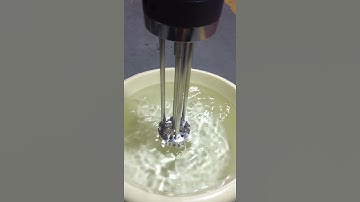 testing video of lab homogenizer mixer ,mezclador homogeneizador de laboratorio