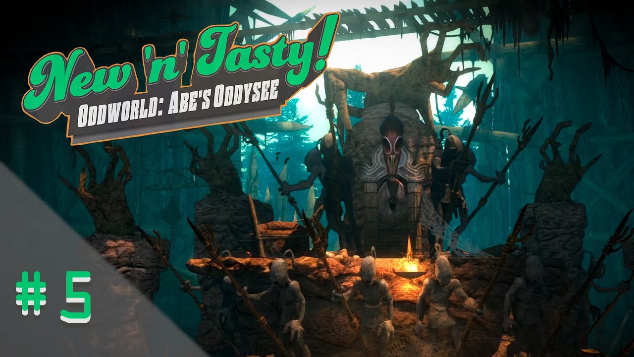 Oddworld: New 'n' Tasty - Walkthrough [#5] - The Paramonian Temple | PC