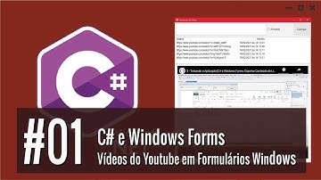 1 - Introdução [C# e Windows Forms: Vídeos do Youtube em Formulários Windows]