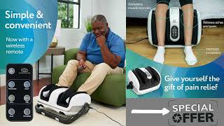 Shiatsu Foot Massager for Circulation and Pain Relief   Foot Massager Machine for Relaxation