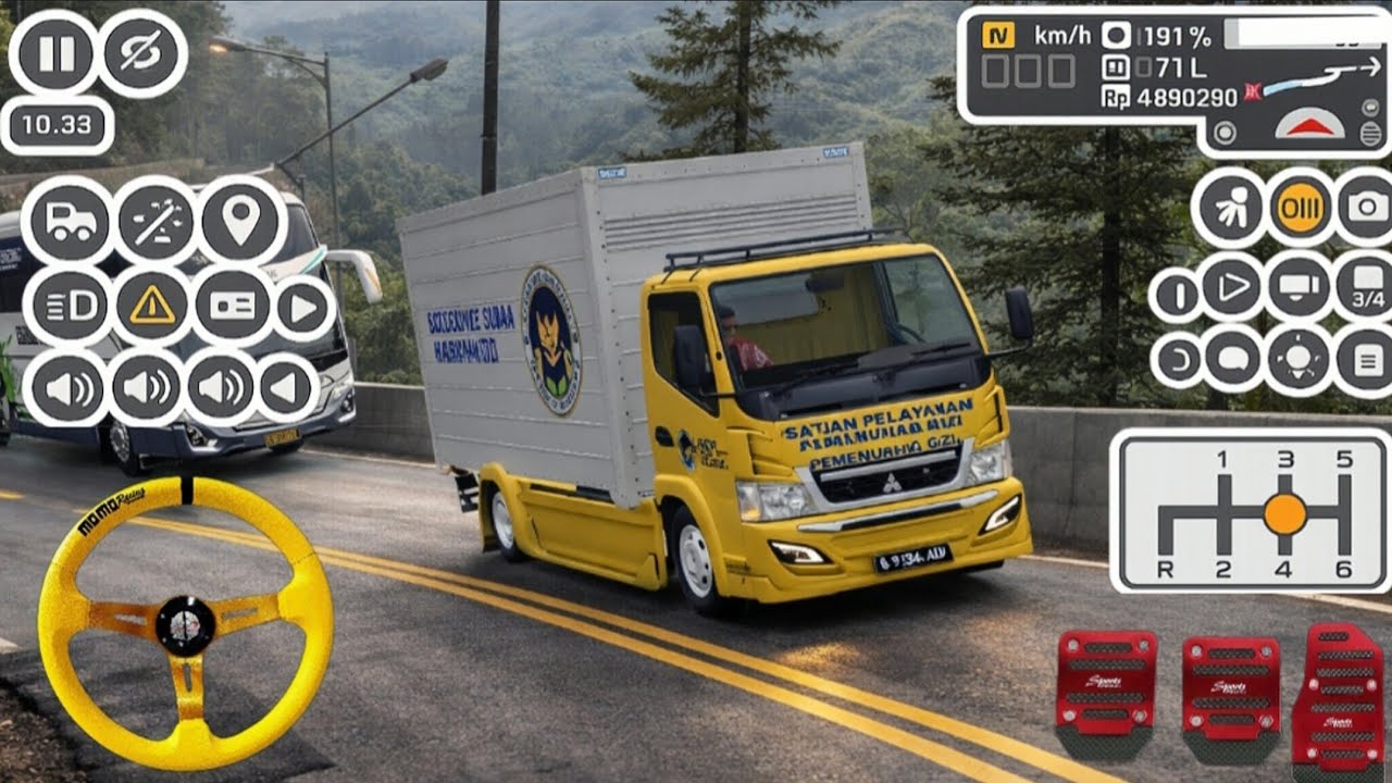 Грузовик Canter Box MBG не справляется с подъемом в гору😱 Двигатель ревет‼️