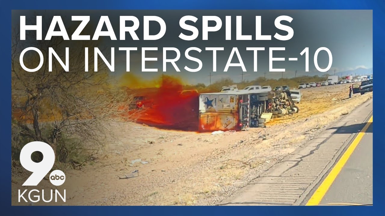 Traffic Backups Worsen After Nitric Acid Spill On I 10 YouTube Traffic backups worsen after nitric acid spill on i 10 youtube