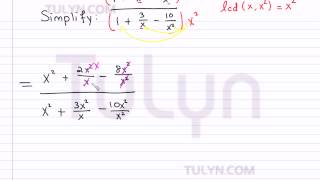simplifying complex fractions with variables 3