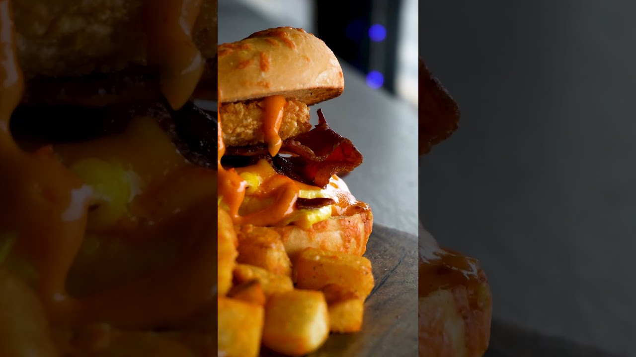 Spicy Spud Bagel Sandwich