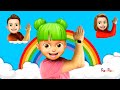 Hello mommy daddy clap with me  pampam family nursery rhymes  kids songs