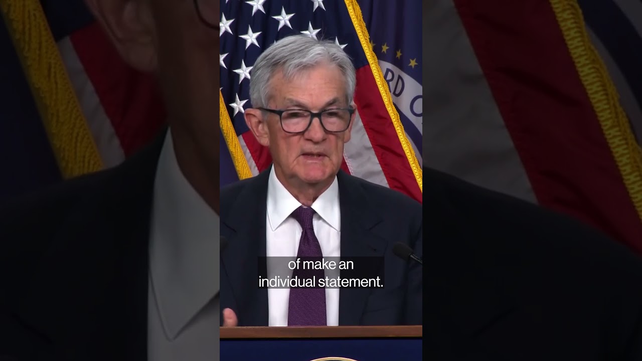 Powell: Too soon to know impact of higher energy prices #shorts #powell #energy #fed #iran #oil