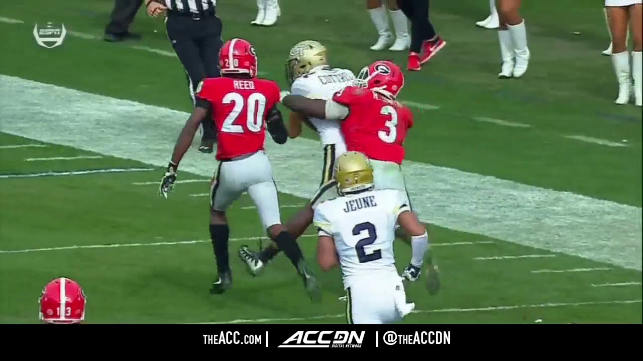 Georgia vs Georgia Tech College Football Condensed Game