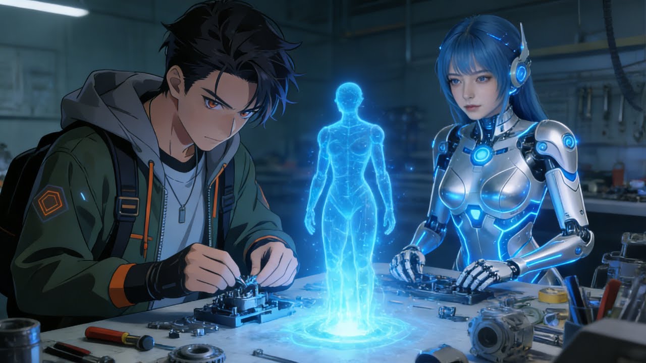 Sistema de Despertar: Robot artesanal con motor de curvatura de antimateria que domina el universo