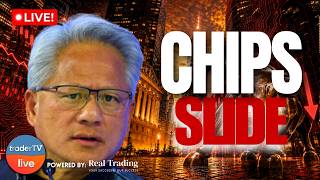 Chip Stocks Slide Despite Strong $TSMC Earnings | Markets Mixed Ahead of $NFLX| Stock Market Live