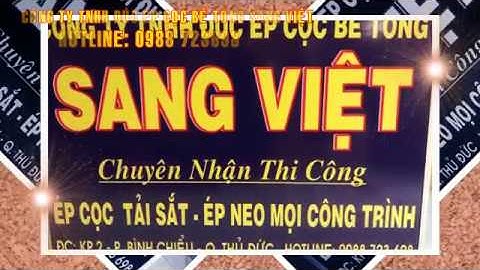ĐÚC ÉP CỌC BÊ TÔNG HỒ CHÍ MINH - 0988723698 - 0913502965