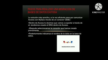 MIGRACION DE BASES DE DATOS *ACCESS A MYSQL*