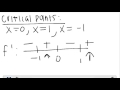 Mollie and Melanie – Increasing  Decreasing  Concavity Review