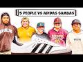 5 PEOPLE VS 1 COMFORTABLE SNEAKER THE ADIDAS SAMBAS 
