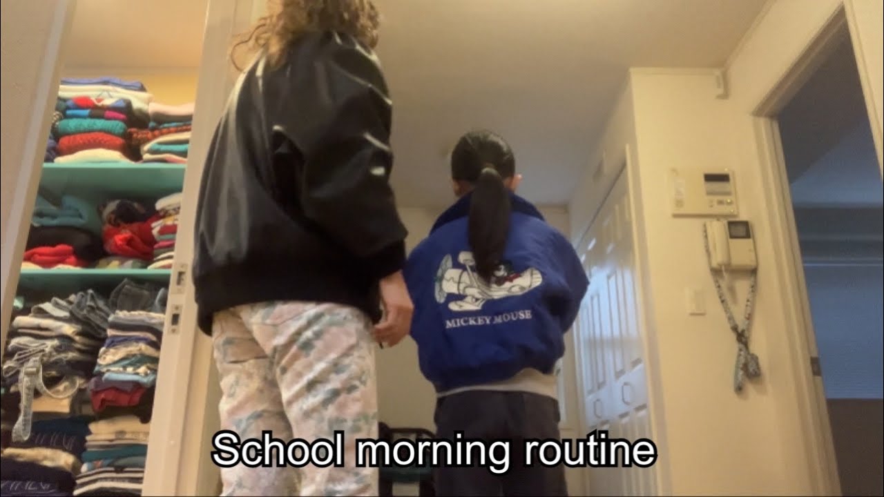 ペコ　おまとめ School morning routine - A rare peaceful weekday morning - YouTube