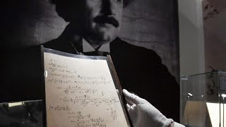 11,6 millions d'euros : un record aux enchères pour un manuscrit d'Einstein