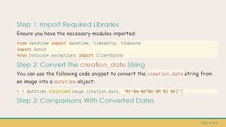 Resolving the datetime Comparison Issue When Deleting Old AMIs on AWS EC2 Profile