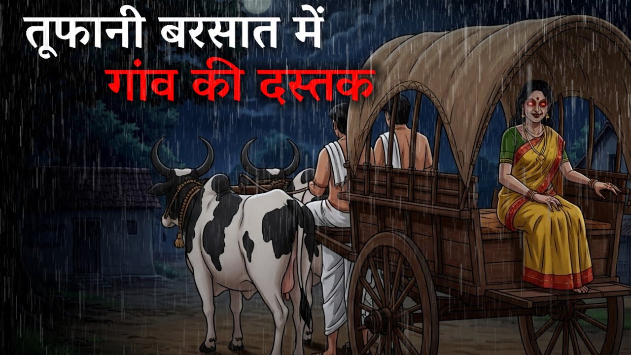 तूफानी बरसात में गांव की दस्तक | Tufani barsat | Horror story in hindi | Horror kahani