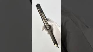 Heretic Cleric II OTF Flamed Titanium Tanto DLC CPM MagnaCut