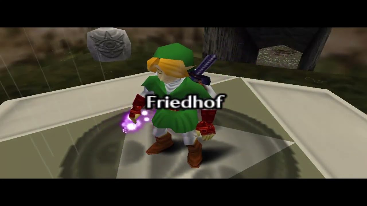 The Legend of Zelda: Ocarina of Time - Friedhof - Eingang zum Schattentempel