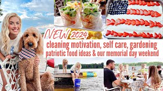 CLEANING MOTIVATION, SELF CARE, GARDENING, PATRIOTIC FOOD IDEAS & MEMORIAL DAY WEEKEND | LoveMeg 2.0