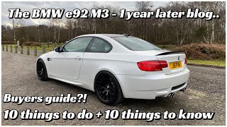 BMW E92 M3 review one year later - Modifications/ Upgrades *** 8,600rpm flat out in action ***