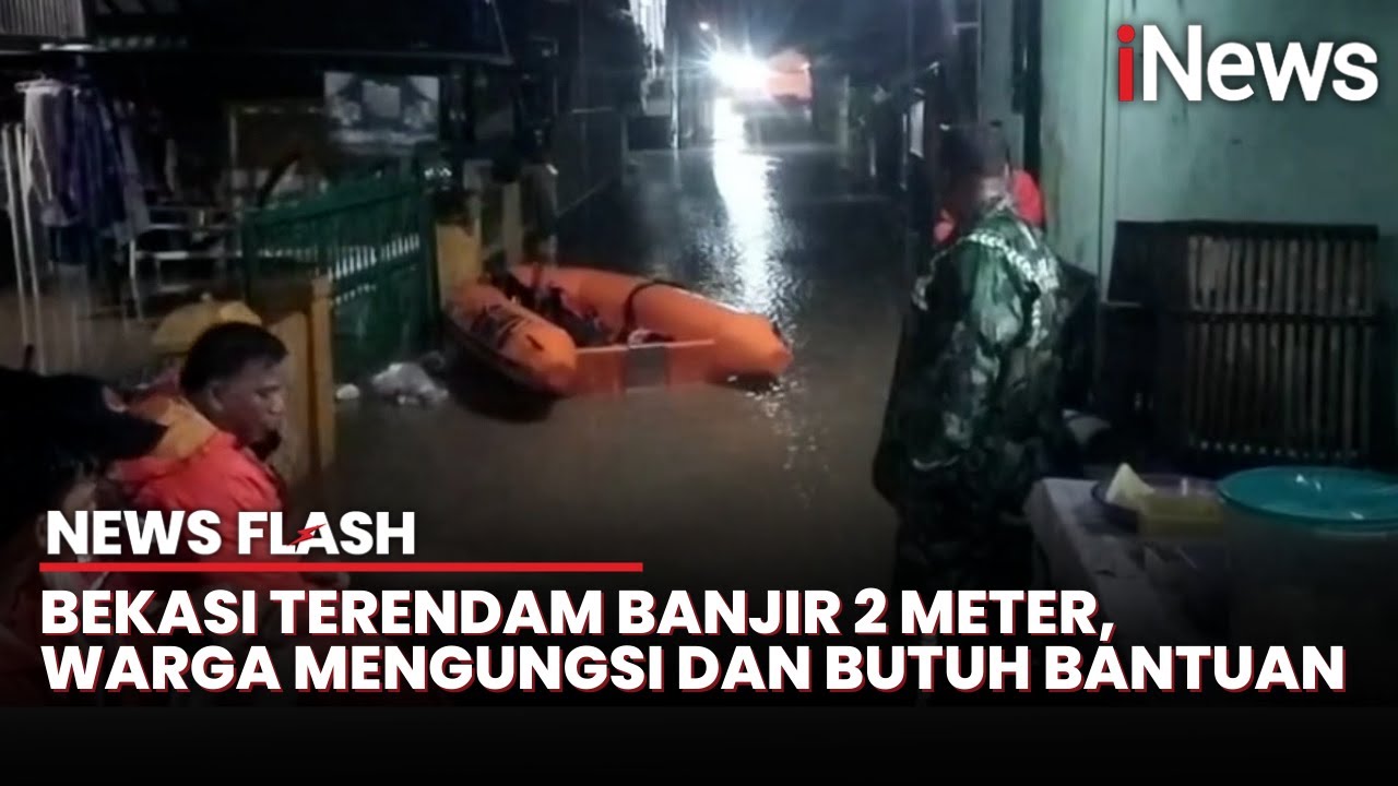 Ratusan Rumah Warga di Bekasi Terendam Banjir Kiriman dari Bogor | News Flash