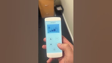 How to set the power setting on a Piazzetta Pellet Heater