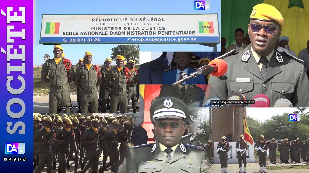 Sortie 7ème promotion ENAP : 333 agents appelés à faire « preuve d’humanisme » devant les détenus
