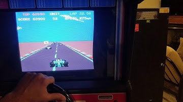 Pole Position 2 Test Track Arcade Factory Settings 92,480 current WR