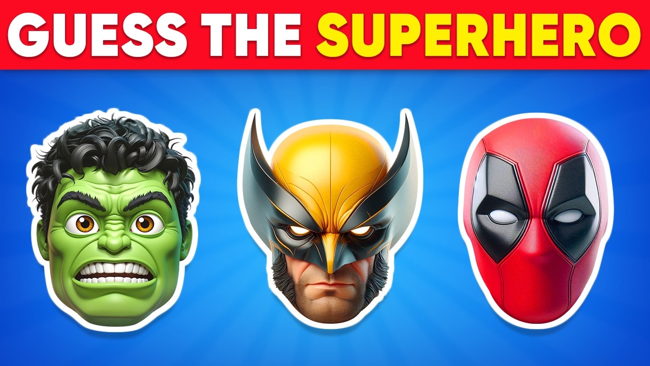 Can You Guess The Superhero By Emoji? 🕷🦸 Marvel & DC Superheroes Emoji Quiz