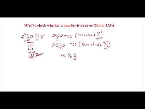 Program to find odd or even number in java| odd even | java program