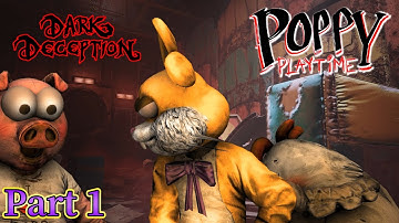 【PPT X DD動畫】當歡樂幫三人亂入playtime公司第三章 Part 1 | Dark Deception X Poppy playtime