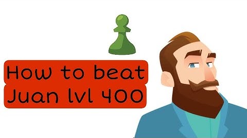 HOW TO BEAT JUAN LVL 400 | CHESS.COM