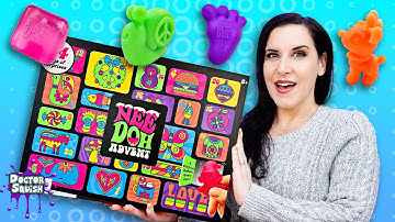 24 Days of NeeDoh Squishies! Full Advent Unboxing