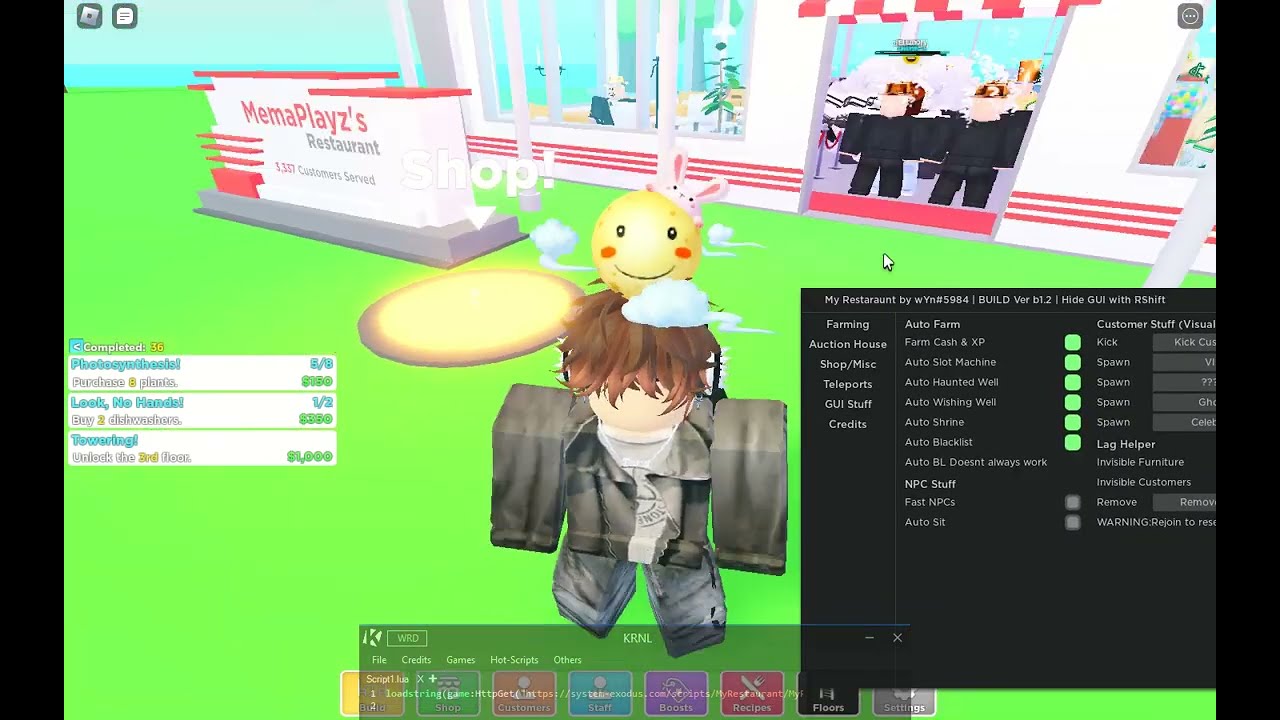 [Free huge👽] My Restaurant! Script March 203