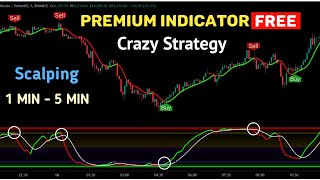 Crazy Scalping Strategy: NEW premium indicator Free : forex & crypto, stock market 5 min bitcoin