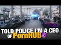 POLICE OFFICER ASKED WHAT I DO FOR LIVING!!!