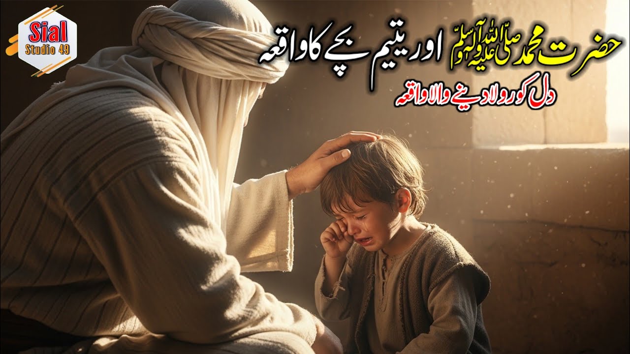 Hazrat Muhammed saw Aur Yateem Bachy Ka Waqia | Seerat-e-Nabi | Sial Studio49
